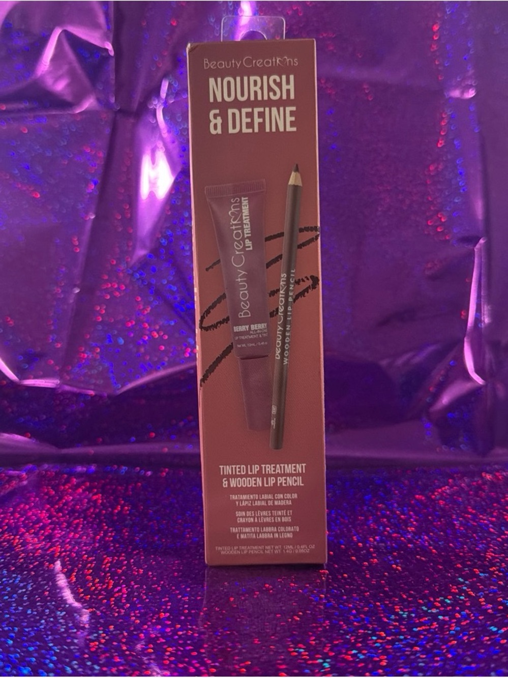 Beauty Creations Tinted Lip Treatment & Lip Pencil - Berry Brown